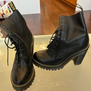 Dr. Martens Kendra lace up heeled booties